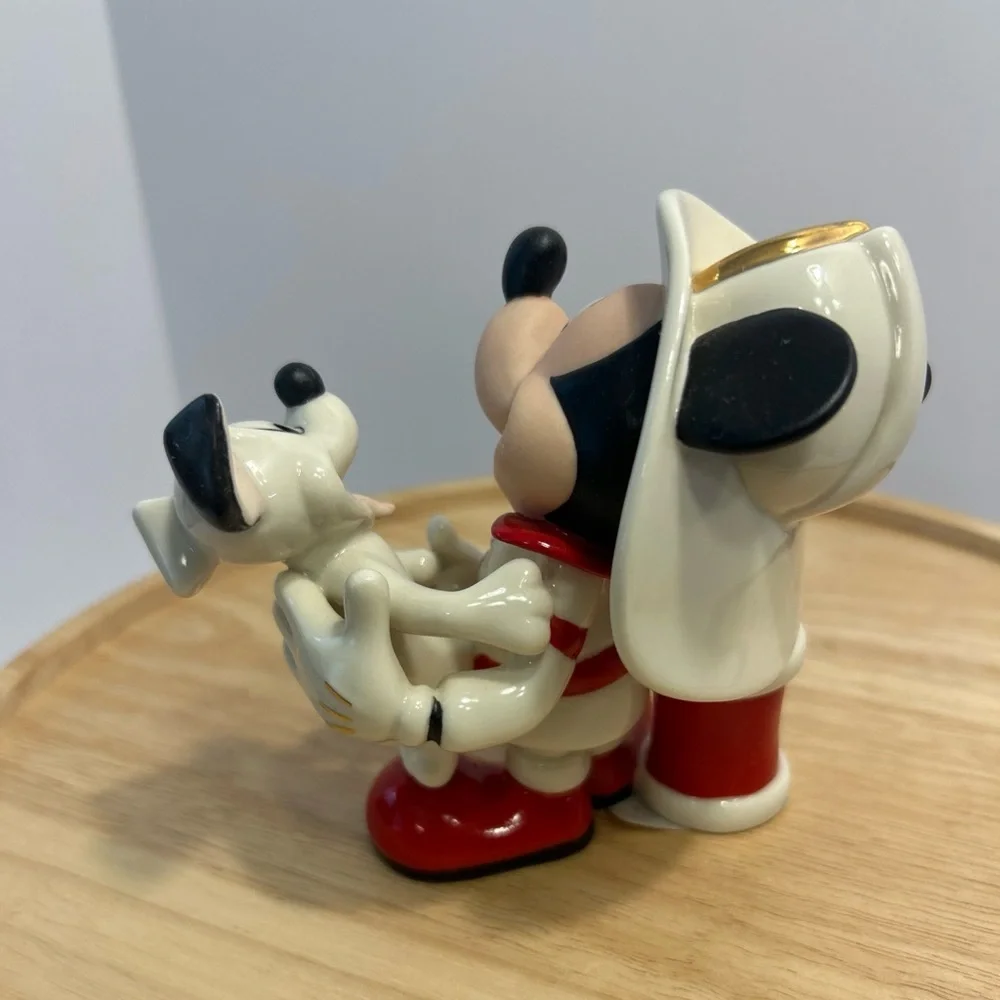 New Lenox Mickey Fire Chief Hand painted porcelain NIB Retails $129